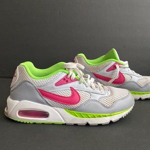Nike Air Max Correlate 'White Fireberry Lime Green' Size 9 trail running shoes